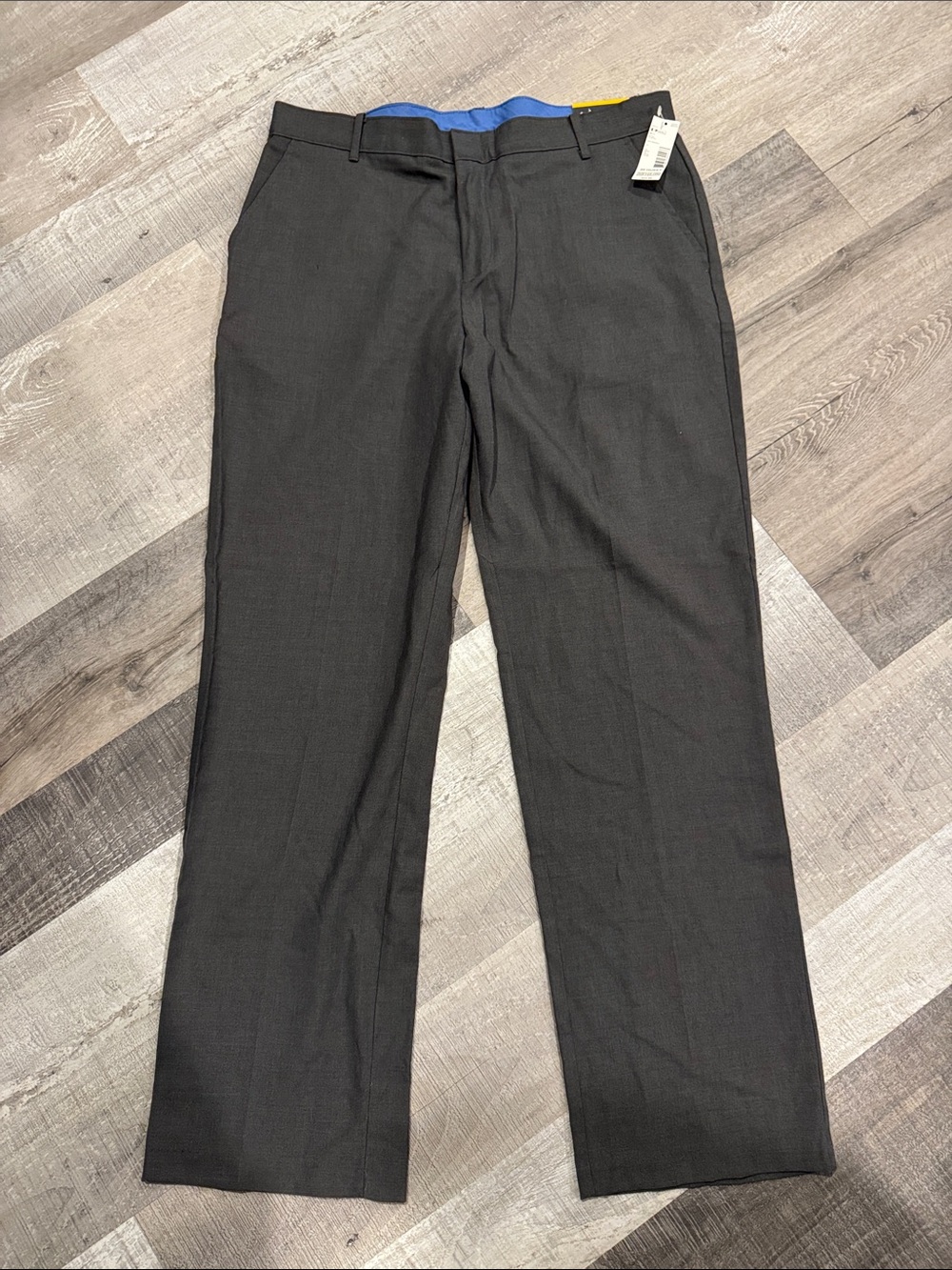 NWT Boys Dockers Charcoal Dress Pants